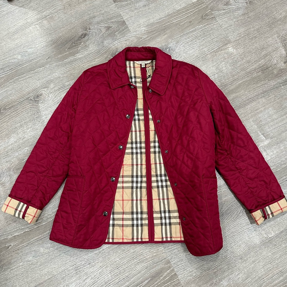 Burberry Quilted Pink Jacket